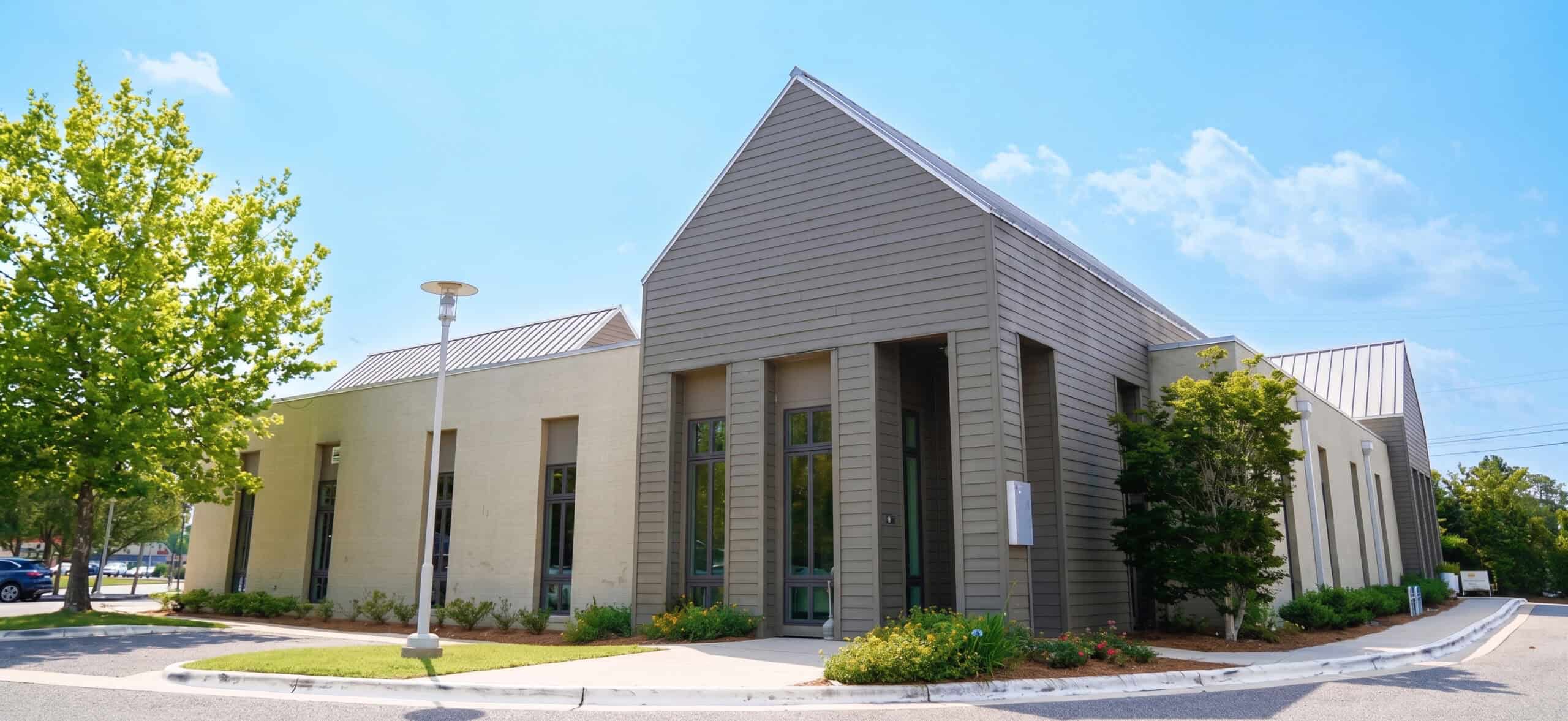 Exterior of Mobile location of Sunrise Dermatology in south Alabama